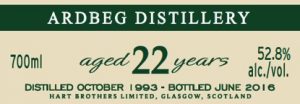 Ardbeg 22 Year Old