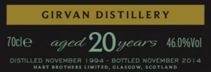 Girvan 20 Year Old