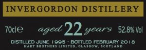 Invergordon 22 Year Old