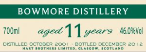 Bowmore 11 Year Old