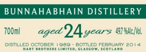 Bunnahabhain 24 Year Old