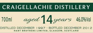 Craigellachie 14 Year Old