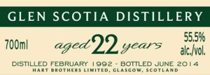 Glen Scotia 22 Year Old