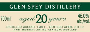 Glen Spey 20 Year Old