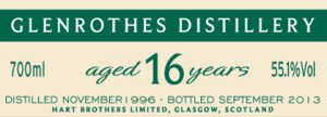 Glenrothes 16 Year Old