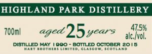 Highland Park 25 Year Old