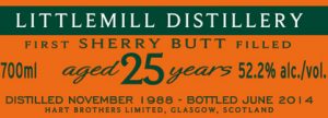 Littlemill 25 Year Old